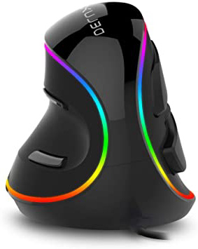 DELUX Ratón Vertical, ratón ergonómico