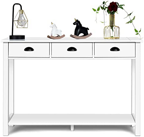 COSTWAY Mesa Consola con 3