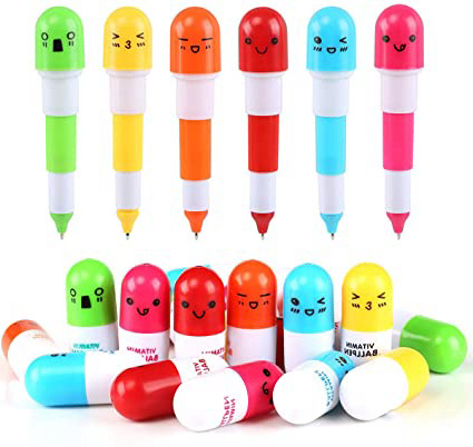 Mengger 30Pcs Bolígrafos Capsula Retráctil