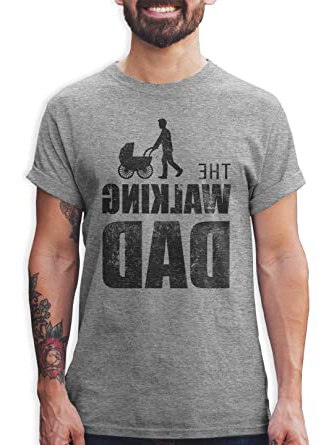 Shirtracer Camisetas Hombre The Walking Dad Regalo de cumpleaños para el Padre