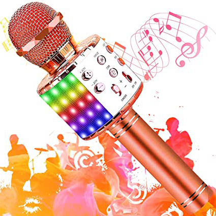 SunTop Micrófono Karaoke Bluetooth, Microfono