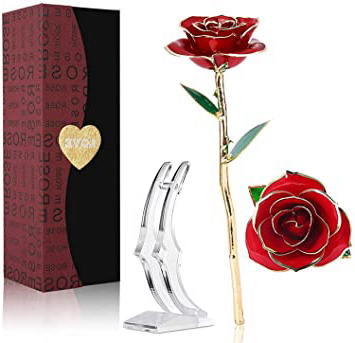 Rosa de Oro 24K,Rosa Eterna