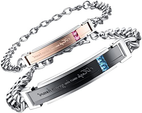 Flongo Brazalete Pulsera Pareja Novios,