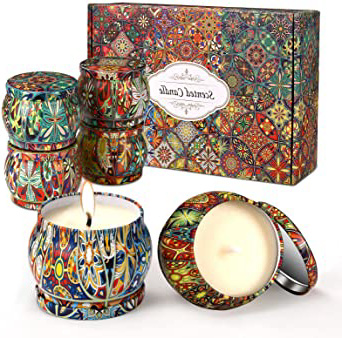 IZSUZEE Velas Aromaticas, 6 Piezas