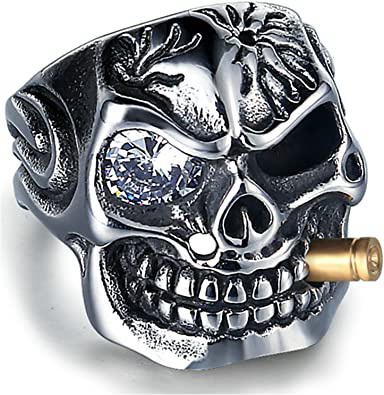 Blisfille Anillos Vikingos Anillo Circonita
