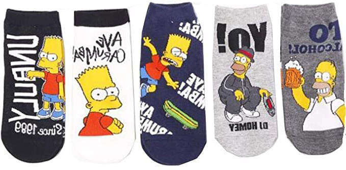 Jintong 5 pares divertidos calcetines