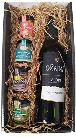 Cesta Gourmet Deliex con Vino