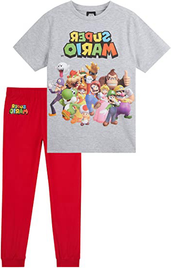 Super Mario Pijama Niño, Pijamas