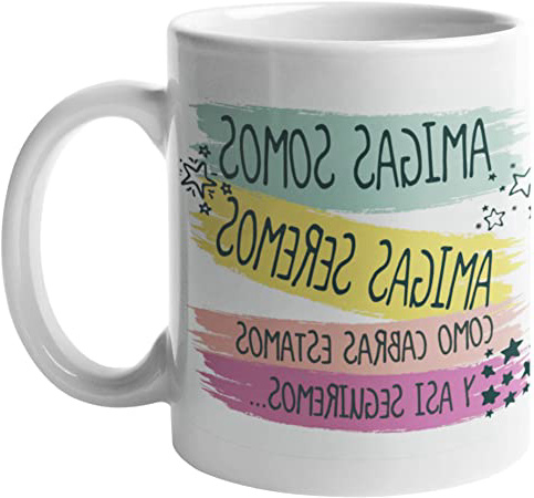 Luckygrafic Taza Amistad para Amigas