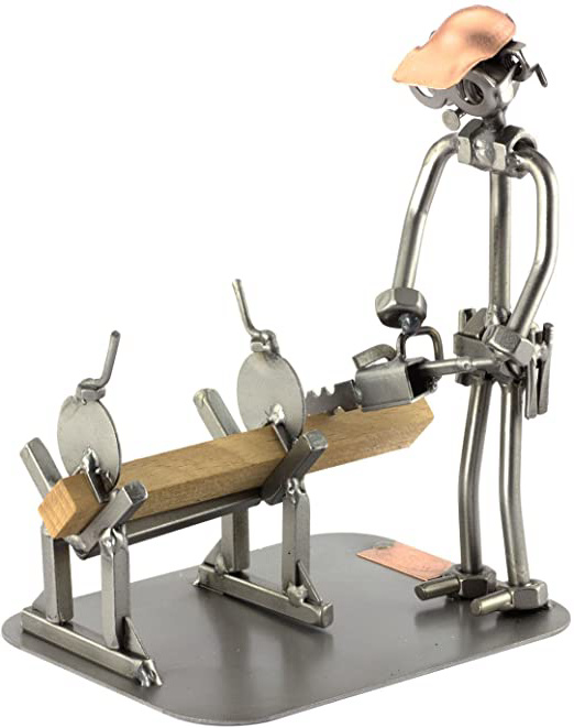 Steelman24 I Carpintero I Made in Germany I Idea para Regalo I Figura de metalo