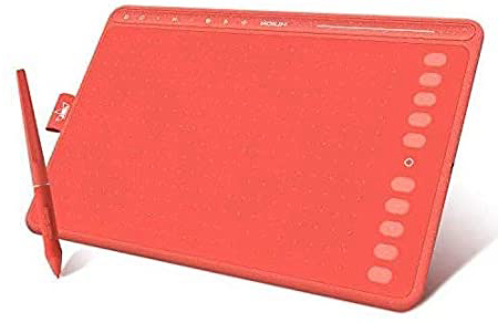 Tableta Gráfica HUION HS611 (Rojo