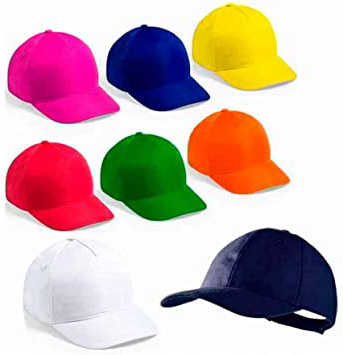 Gorra Infantil Ajustable de Colores.