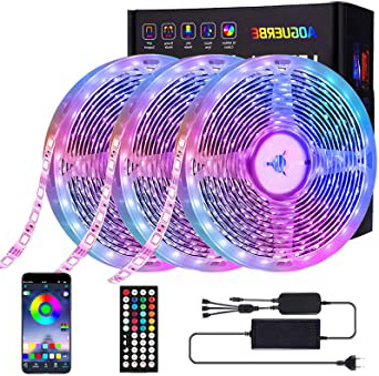 Tiras LED 15M, AOGUERBE Luces