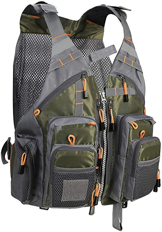 PELLOR Chaleco de Pesca, Multi-Bolsillo