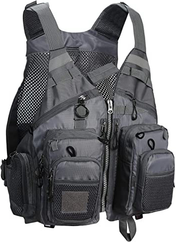 PELLOR Chaleco de Pesca, Multi-Bolsillo