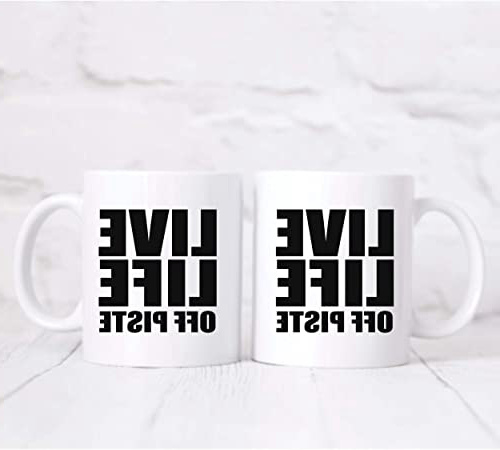 DKISEE Taza de café blanco