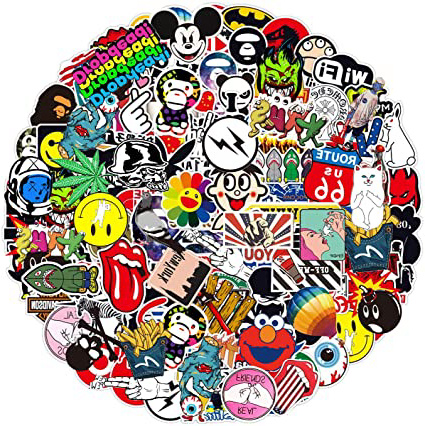 Jackify Pegatinas 100-PCS, Stickers Vinilo