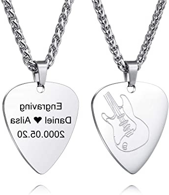 MeMeDIY Guitarra Personalizada Pick Collar