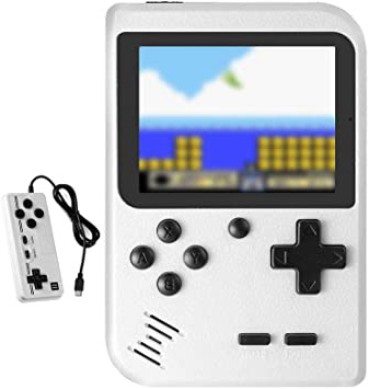 Molyhood Consola de Juegos Portátil, Juegos Electrónicos Portátiles Reproductor de Juegos Retro portátil Pantalla de 2.8 Pulgadas Construido en 400 Juegos clásicos