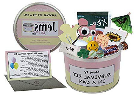 Kit de supervivencia de cumpleaños para mamá en una lata. Regalo divertido – humorístico mamá/mamá/madre/mamá/regalo de momia y tarjeta todo en uno. Disponible en otros colores