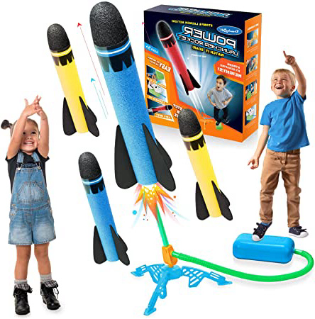 Let’S GO! 4PCS Cohete Juguete