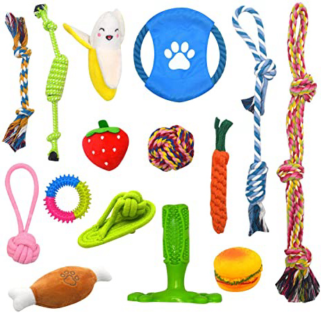 Juguetes para Perros, 15 Piezas