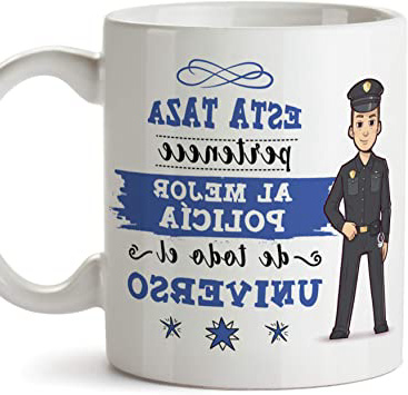 MUGFFINS Policía Tazas Originales de