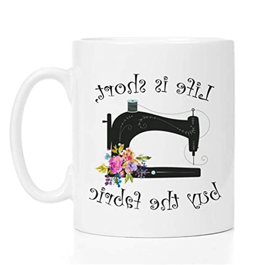 Costurero/Costurera Regalo/Quilter Mug/Regalo para Quilter/Life is Short, Buy The Fabric/Quilting Gifts