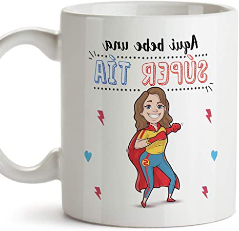 MUGFFINS Tazas Tía - Aquí