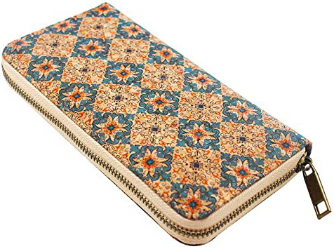 Cartera de corcho vegano, cartera
