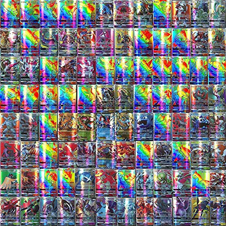 Cartas Pokemon, AUMIDY 100 Piezas