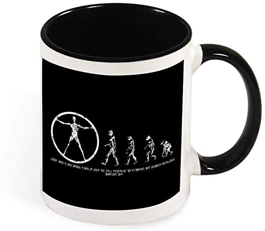 Taza de cerámica con diseño de la evolución de Westworld, regalo para mujeres, niñas, esposa, mamá, abuela, 11 oz