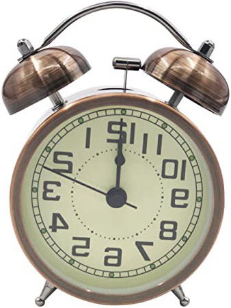 EASEHOME Doble Campanas Reloj Despertador