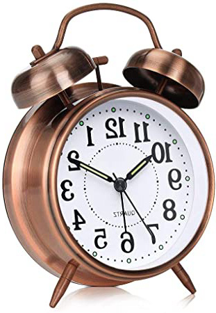 Reloj Despertador de Doble Campana,