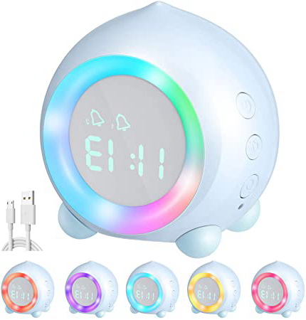 Homealexa Reloj Despertador Infantil Digital,