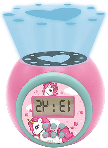 LEXIBOOK- Reloj Despertador con proyector
