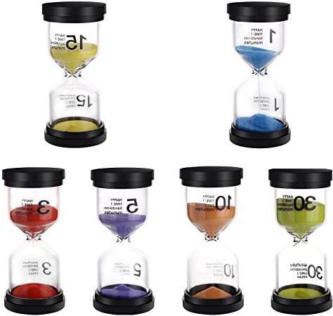6 Piezas Relojes de Arena