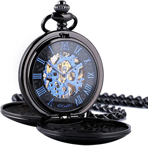 ManChDa Reloj de Bolsillo Hombre