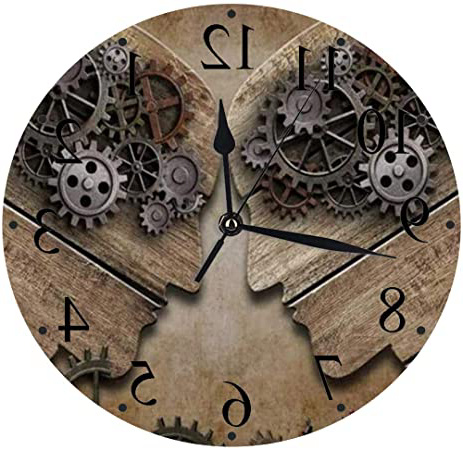 Yaoni Silencioso Wall Clock Decoración