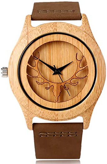 Reloj de Madera de bambú,