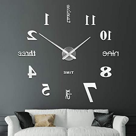 SOLEDI Reloj de Pared 3D,