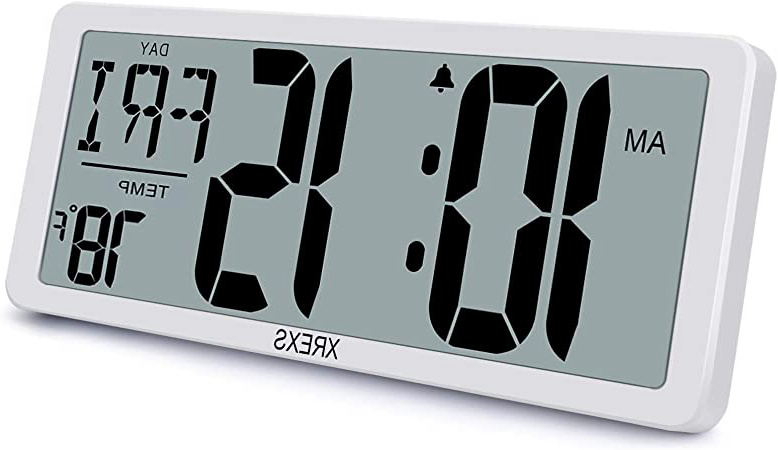 XREXS Reloj de Pared Digital