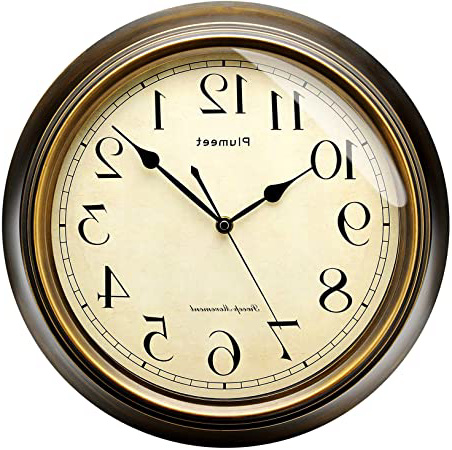 Plumeet Reloj de Pared Retro