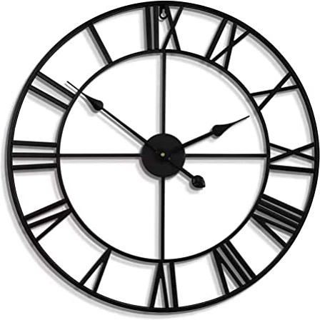 Reloj de Pared Vintage Silencioso,