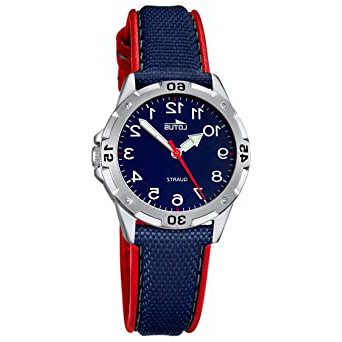 Lotus Reloj para de Cuarzo analógico con Correa en Cuero Genuino 18169/2