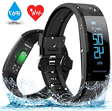ELEGIANT Pulsera de Actividad Inteligente Reloj Deportivo IP67 para Hombre Mujer con GPS Monitor de Sueño Podómetro Contador Notificación Whatsapps Facebook Llamadas iPhone Huawei Xiaomi Android …