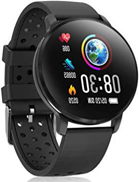 CatShin Smart Watch Activity Tracker con monitor de frecuencia cardíaca - CS06 IP68 Impermeable Multifunción Ronda Fitness Bluetooth Reloj deportivo para hombres y mujeres,compatible con iOS y Android