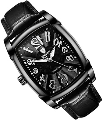 Baoblaze Caja Rectangular Clásica Relojes