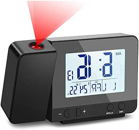 Deofde Despertador Proyector, Reloj Despertador