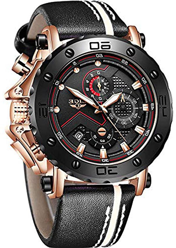 LIGE Relojes para Hombre Militares